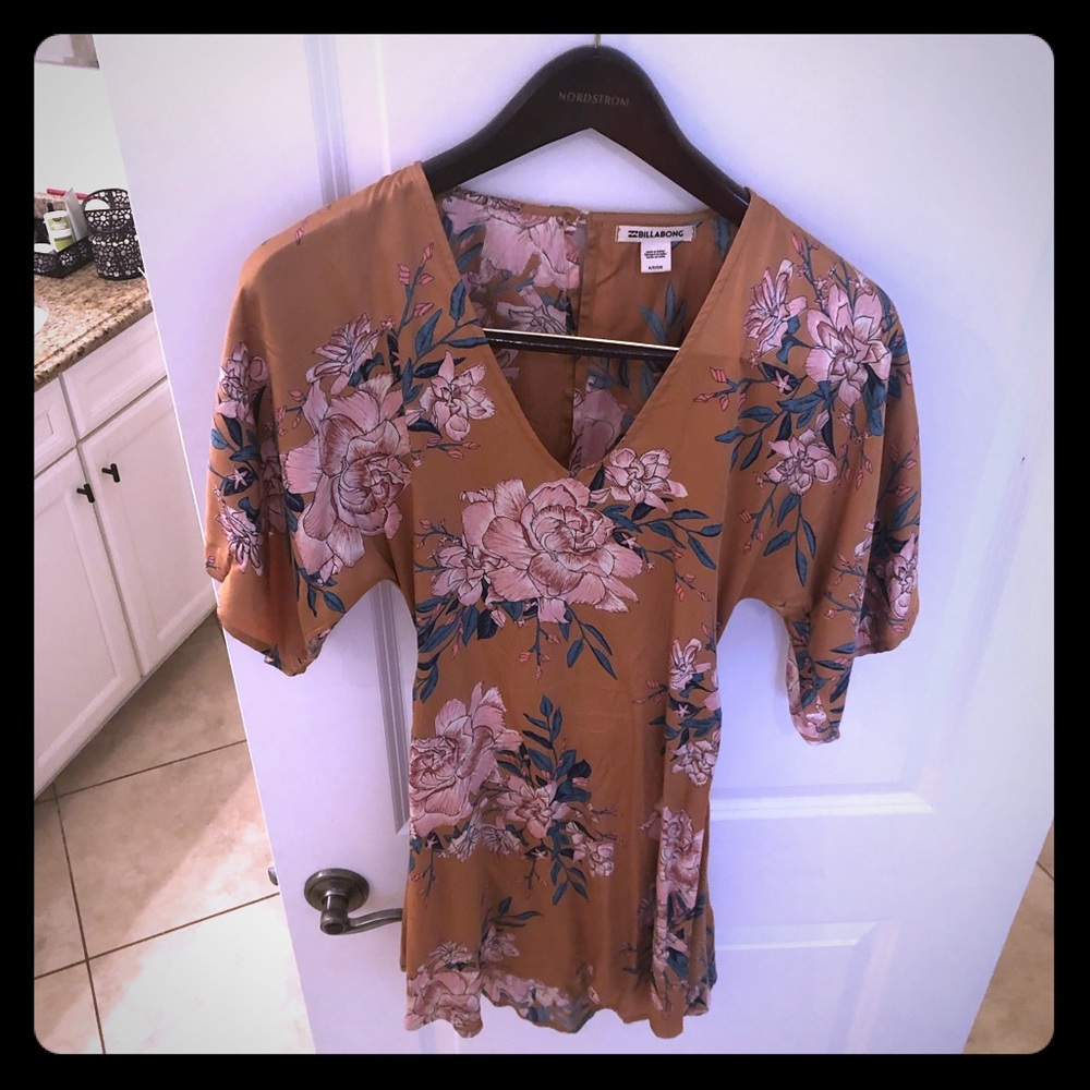 Billabong mini floral dress